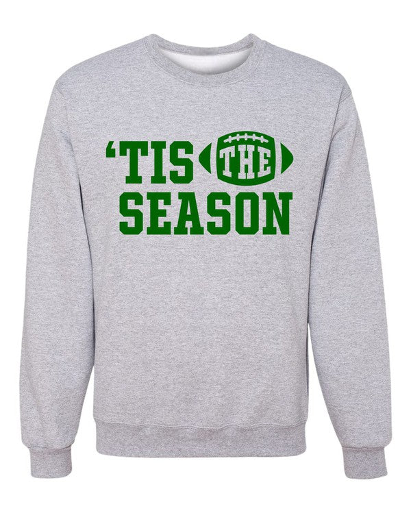 Football Tis The Season Crewneck Sweatshirt