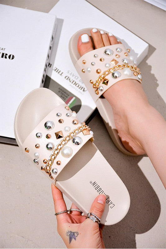 Bejeweled Sandals