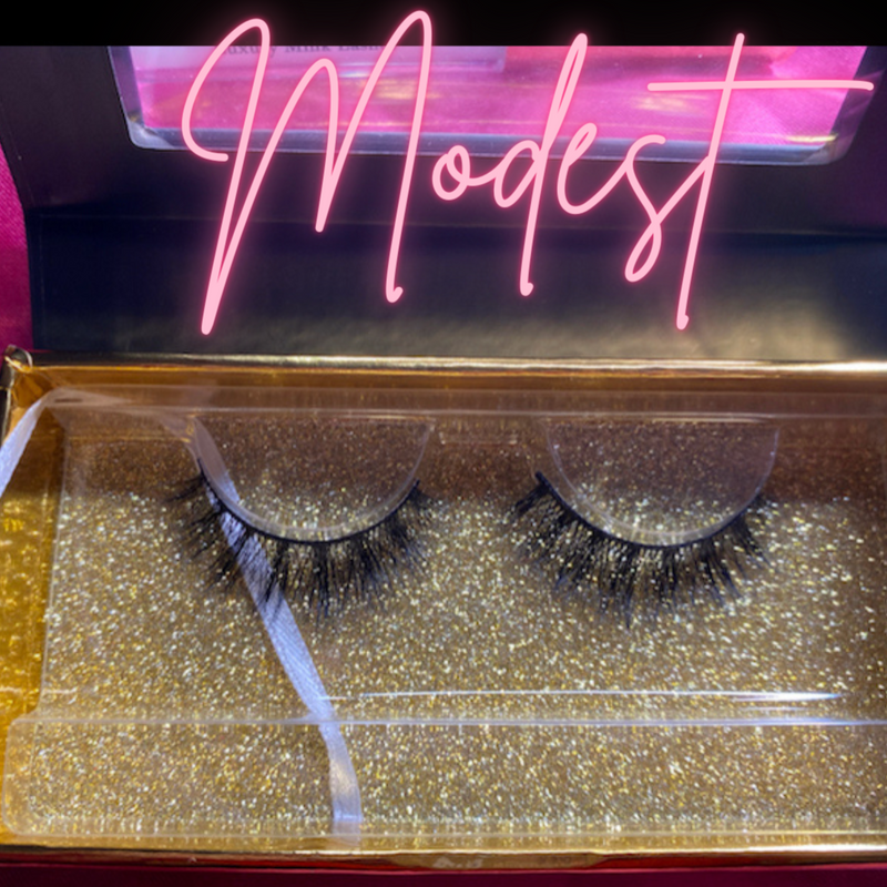 Modest 13mm “Natural Look” Luxury Mink Eyelashes